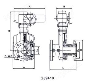 GJ(6,9)41X气动、电动管夹阀